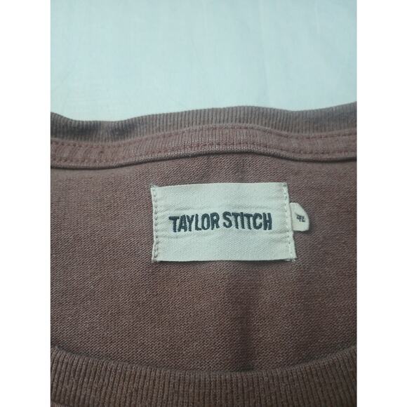Taylor Stitch Brown Men Pocket T-shirt Size 42 - Picture 4 of 7